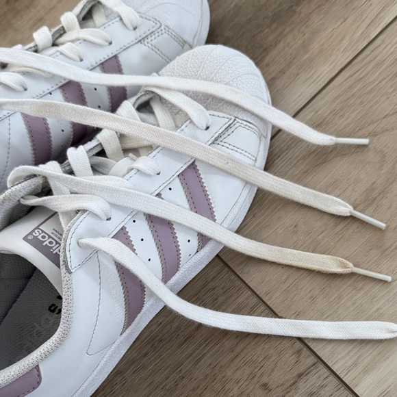 Adidas Superstar Soft Vision White and Pink Sneakers Women’s 7.5 DB3347 - Picture 12 of 12